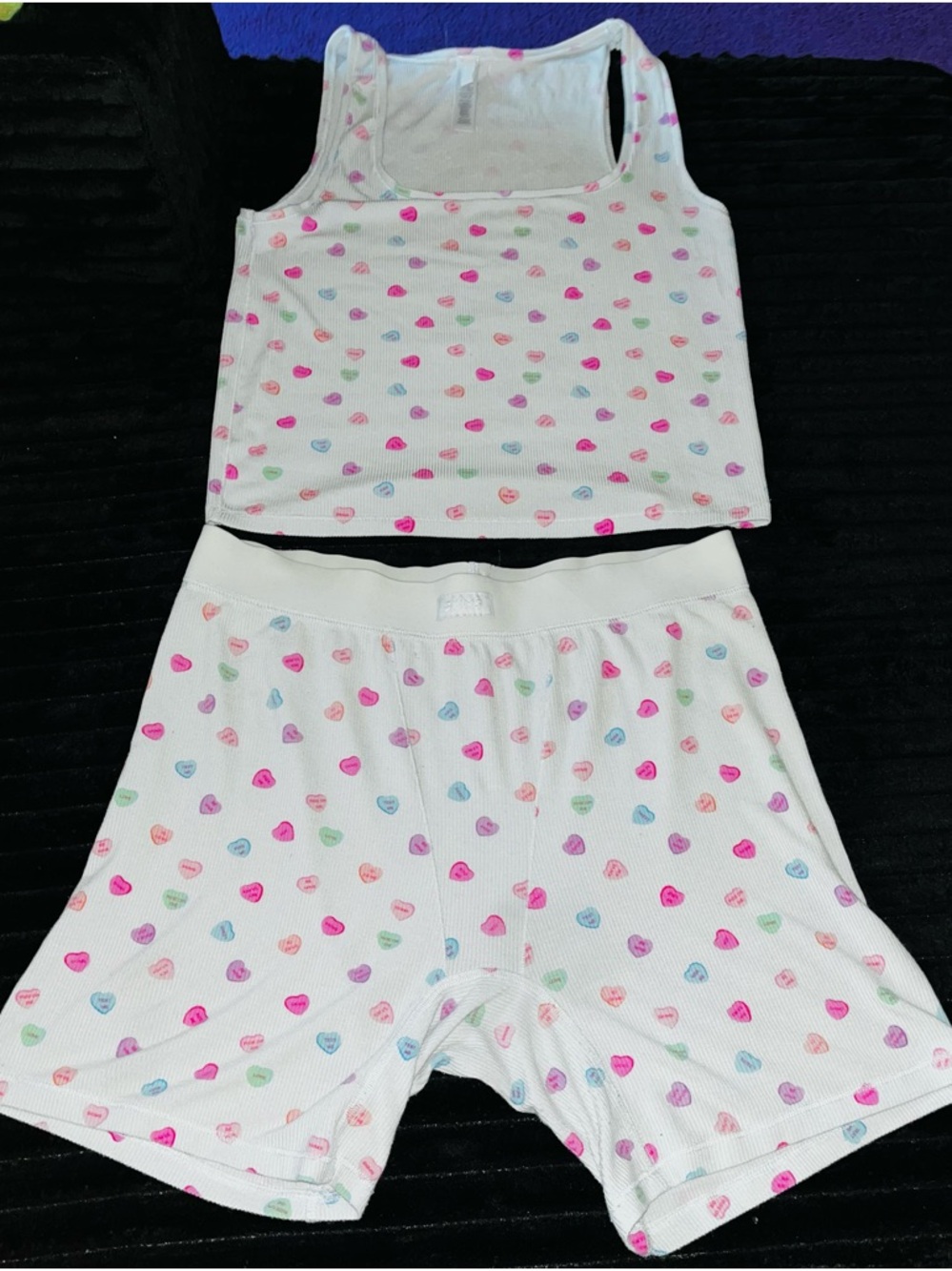 Skims boxer set XL🩷💗🩵